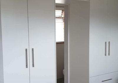 built in bedroom cupboards in white finish 2