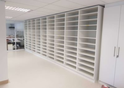 large shelving cupboards