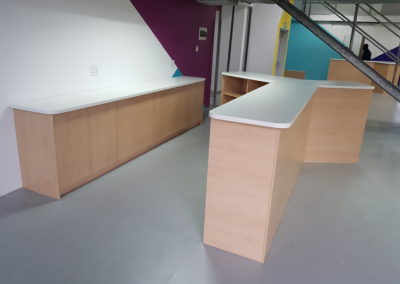 specialist office counter custom built for office reception 5