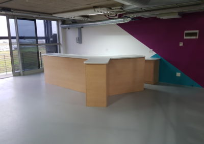 specialist office counter custom built for office reception 8