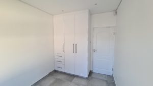 white built in cupboards with draws in Cape Town